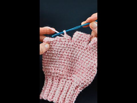 How  to crochet fingerless gloves easy! Crochet Gloves Tutorial! Miarti🧶