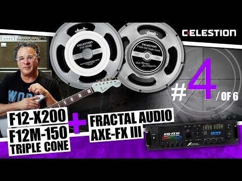 Celestion's F12-X200 + F12M-150 Full Range Live Response Speakers Meet The Fractal Audio Axe-Fx III