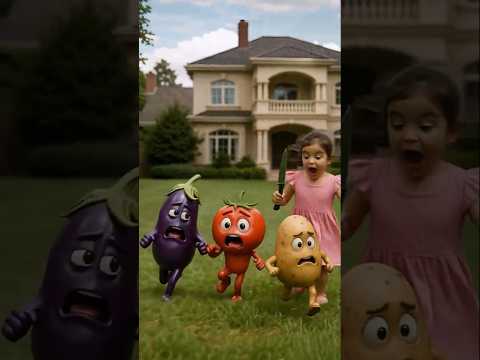 عيلتي كلها اتحولت لخضار! 😳🍅🥔🍆