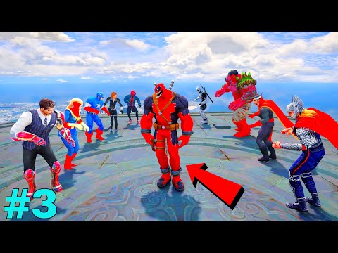 DARK AVENGERS START CIVIL WAR AFTER VENOMPOOL’S MIND GAMES IN GTA 5 | GTA V MODS