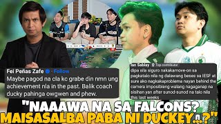VEEWISE NAAAWA NA SA FALCONS? TINALO RIN NG PINAKA KULELAT NA TEAM? DUCKEY KAILANGAN NG IBALIK?! 😔
