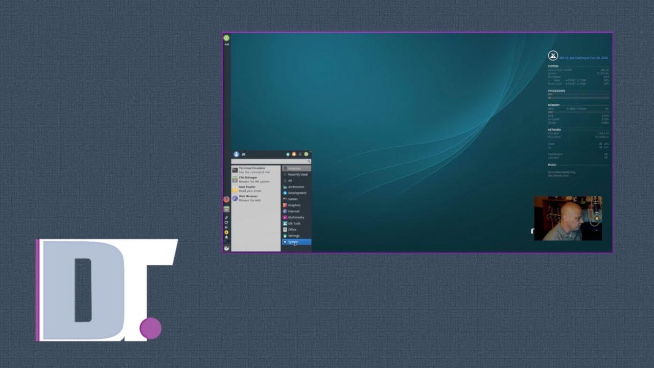 MX Linux 18 -Continuum- - Taking It For A Quick Spin DistroTube