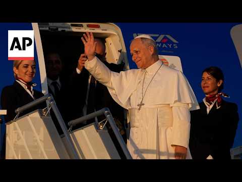 Pope Leo XIV departs from Rome for four-day trip to France