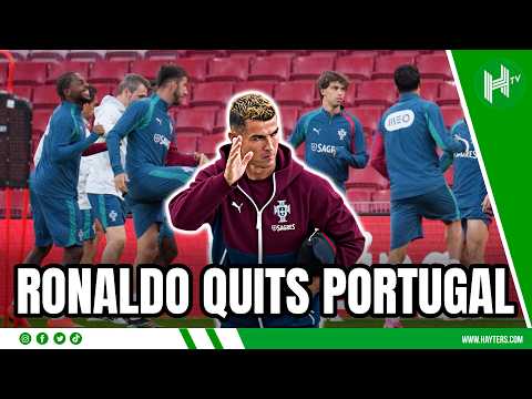Portugal STARS train as Cristiano Ronaldo LEAVES the <strong>camp</strong>