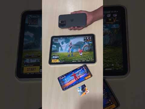 iPhone 16 Pro Max vs SAMSUNG S24 Ultra😈 vs Galaxy Z Fold 6 vs FreeFire vs PUBG - GAMING TEST #pubg