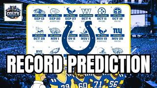 Predicting the Indianapolis Colts' Final Record + Game by Game Breakdown