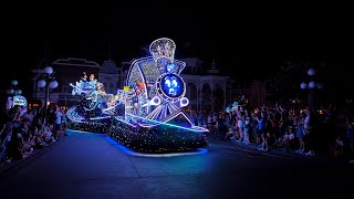 4K 60FPS Disney Starlight Nighttime Parade DEBUT at Magic Kingdom, Walt Disney World