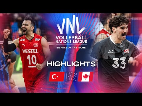 🇹🇷 TUR vs. 🇨🇦 CAN - Highlights | Week 1 | Men's VNL 2024