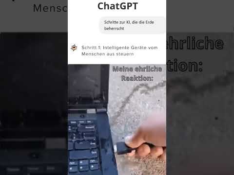 Schritt 1: Menschliches Handeln #chatgpt #chatgptdeutsch #chatgptmeme #ChatGPTantwortete #humorvoll