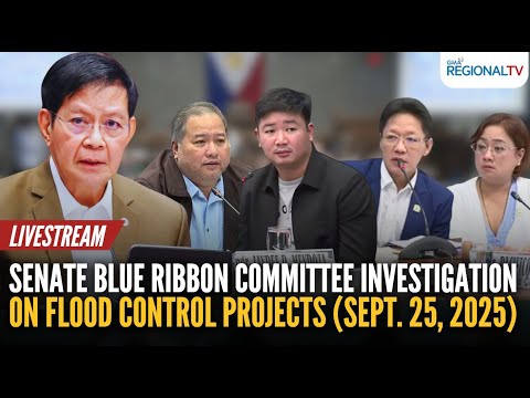 LIVE - Senate continues investigation on flood control projects - REPLAY | GMA Regional TV