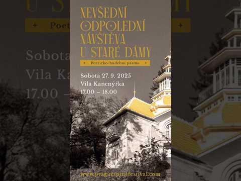 NeVšední Odpolední návštěva U staré Dámy • Langerová, Barová & Procházková •  27. 9. #VilaKancnyrka