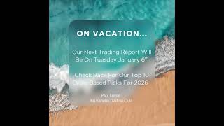We will be on vacation until January 6th....Happy Holidays Everyone!