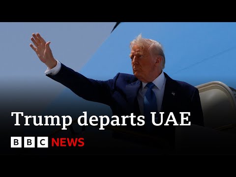 US President Donald Trump departs Middle East after trade deals | BBC News