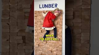 Dad builds thing. Kids get hurt.