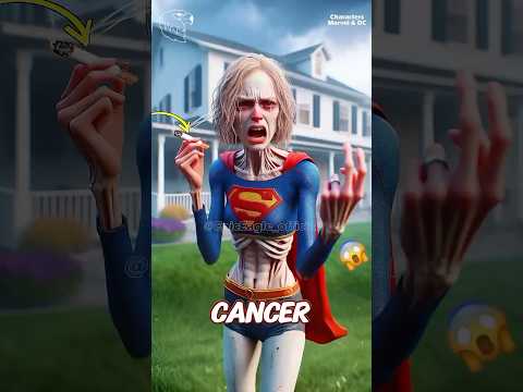 Supergirl Tragic Battle with Cancer | Can Spider-Man & Venom End Smoking Worldwide? #Marvel #Shorts