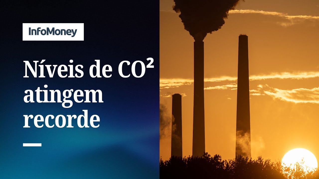 Níveis de CO² na atmosfera atingem recorde em 2024, alerta agência da ONU | InfoMoney News