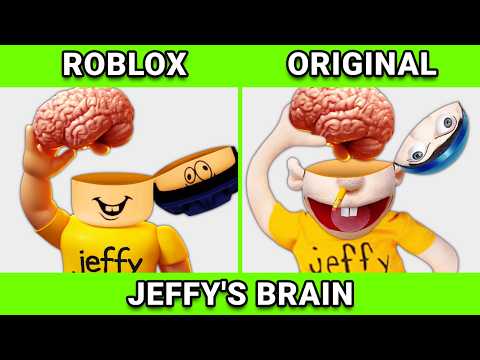 SML Movie vs SML ROBLOX: Jeffy's Brain! Side by Side