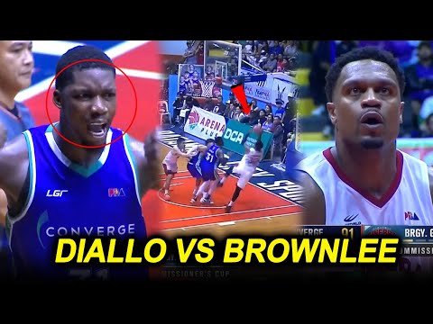 GANDA NG LABAN PARANG FINALS! TAKEOVER si Stockton at Winston! Justin Brownlee vs Cheick Diallo!