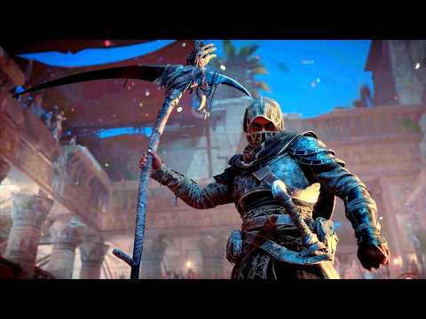 Assassin's Creed Origins Black Hood Legendary Armor High Action Gameplay Montage