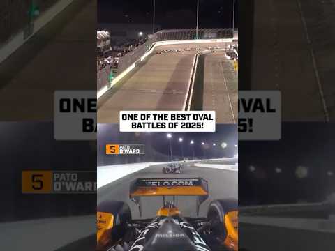 Now THAT'S how you battle it out on an oval 😮 💨 #indycar #racing #patooward