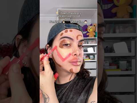 Makeup is literally magic 🪄 @nyxcosmetics lip iv, jelly job @sheglam_official #genderfluid