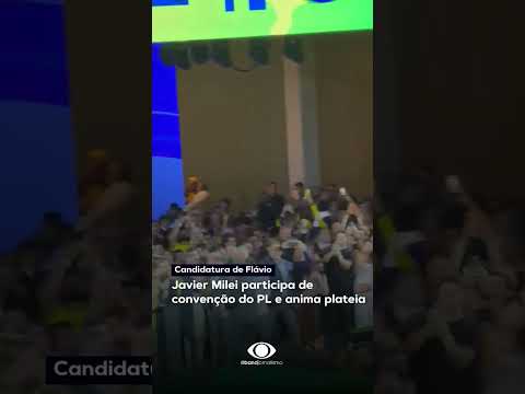 Javier Milei anima plateia de convenção do PL