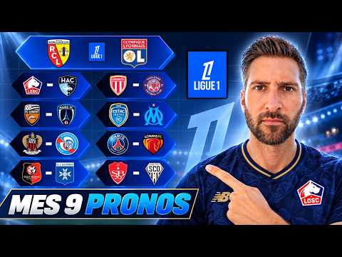 🇫🇷 Pronos LIGUE 1 : Mes 9 Pronostics Foot