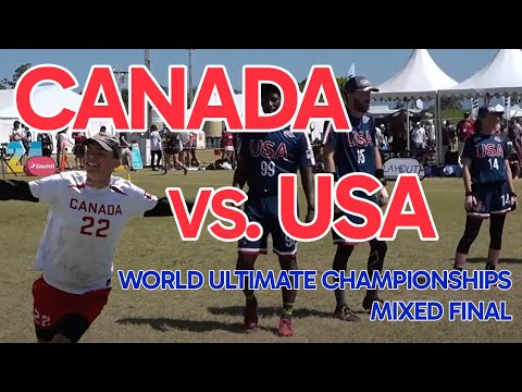 Video Thumbnail: 2024 WFDF World Ultimate Championships, Mixed Final: USA vs. Canada