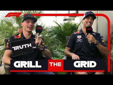 Red Bull's Daniel Ricciardo and Max Verstappen | Grill the Grid: Truth or Lie"
