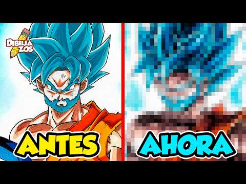 ¡BRUTAL! 🔥 | REDIBUJÉ A MI GOKU BLUE CON BARBA 🤩