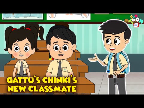 Gattu's Chinki's New Classmate | New Bestfriend | Animated | English Cartoon| Stories | PunToon Kids