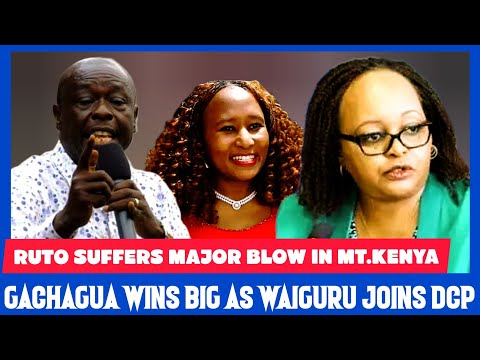 GACHAGUA WINS BIG: As Gov WAIGURU Secretly Exits UDA For DCP! Kirinyaga MCAS Joins GACHAGUA!