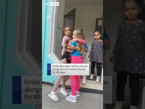 Five-year-old hostage reunites with friends