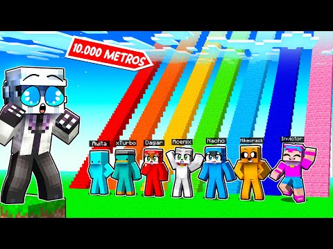 Encontramos las ESCALERAS de Los Youtubers MAS Famosos en Minecraft!