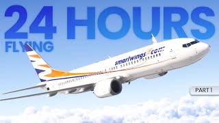 Flying Airplanes for 24+ HOURS in MSFS 2024 | PART 1