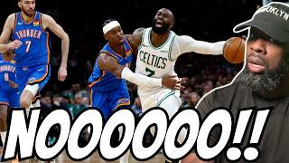 SMH! Thunder vs Celtics Game Highlights 3/25 (REACTION)