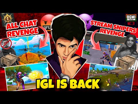 ALL CHAT REVENGE | STREAM SNIPERS REVENGE | #bgmi #bgmilive #madanop #madan #bts
