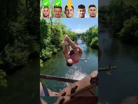 Beckham, Ronaldo, Neymar & More: Incredible Water Jumps! 💦✨