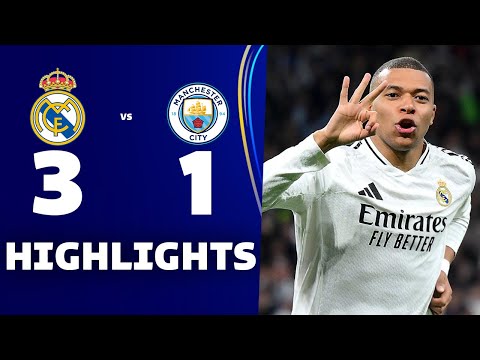 REAL MADRID vs MANCHESTER CITY (3-1) | RESUMEN y GOLES DEL PARTIDO | Champions League 2025