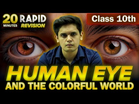 Human Eye and the Colourful World in 20 Minutes🔥| Class 10th | Rapid Revision | Prashant Kirad