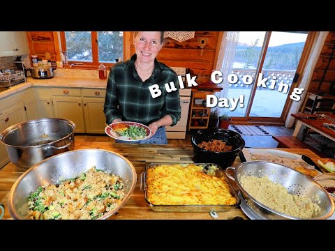 Big Bulk Cooking Day | 3 Dinner Ideas and The Best Salad I've Ever Made