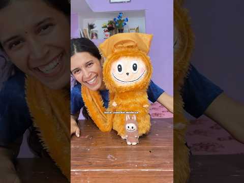 World Biggest Labubu Doll Bana Hi Di 🥰 #minivlog #shorts #tranding #vlog #labubu #diy