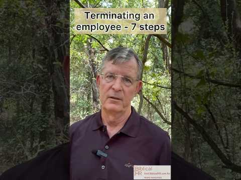 Terminating an employee- 7 key steps