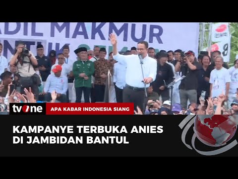 Anies Baswedan Kampanye Terbuka di Lapangan Jambidan Bantul