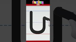 How to Write Uppercase Letter U -  @FunDayKid  Full Video - https://youtu.be/UuOSVfGOcdg