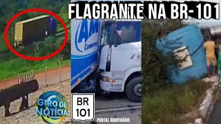 Acidente envolve seis veículos, deixa dois óbitos e sete feridos na BR 101 em Alagoas