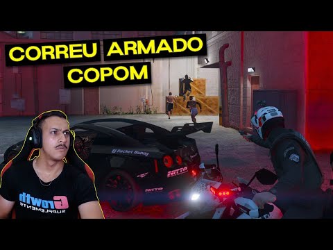 3 Meliantes Armados Morr3m ao Trocar Tiros com a PM - GTA RP