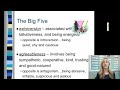 Exploring Trait Theory in Personality Psychology