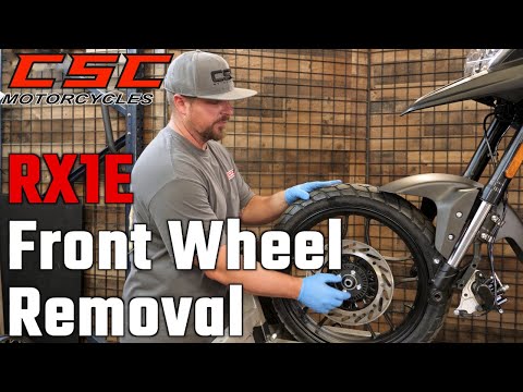 How to Remove the Front Wheel of Your CSC RX1E Electric Motorcycle: A Step-by-Step Guide