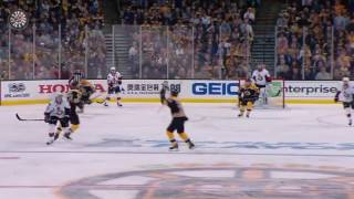 Beautiful One-Handed Goal - Mike Hoffman from Erik Karlsson - OTT/BOS Round 1 - 2017 Playoffs